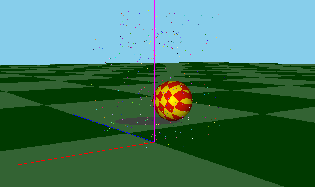OpenGL Sphere Animation Photo